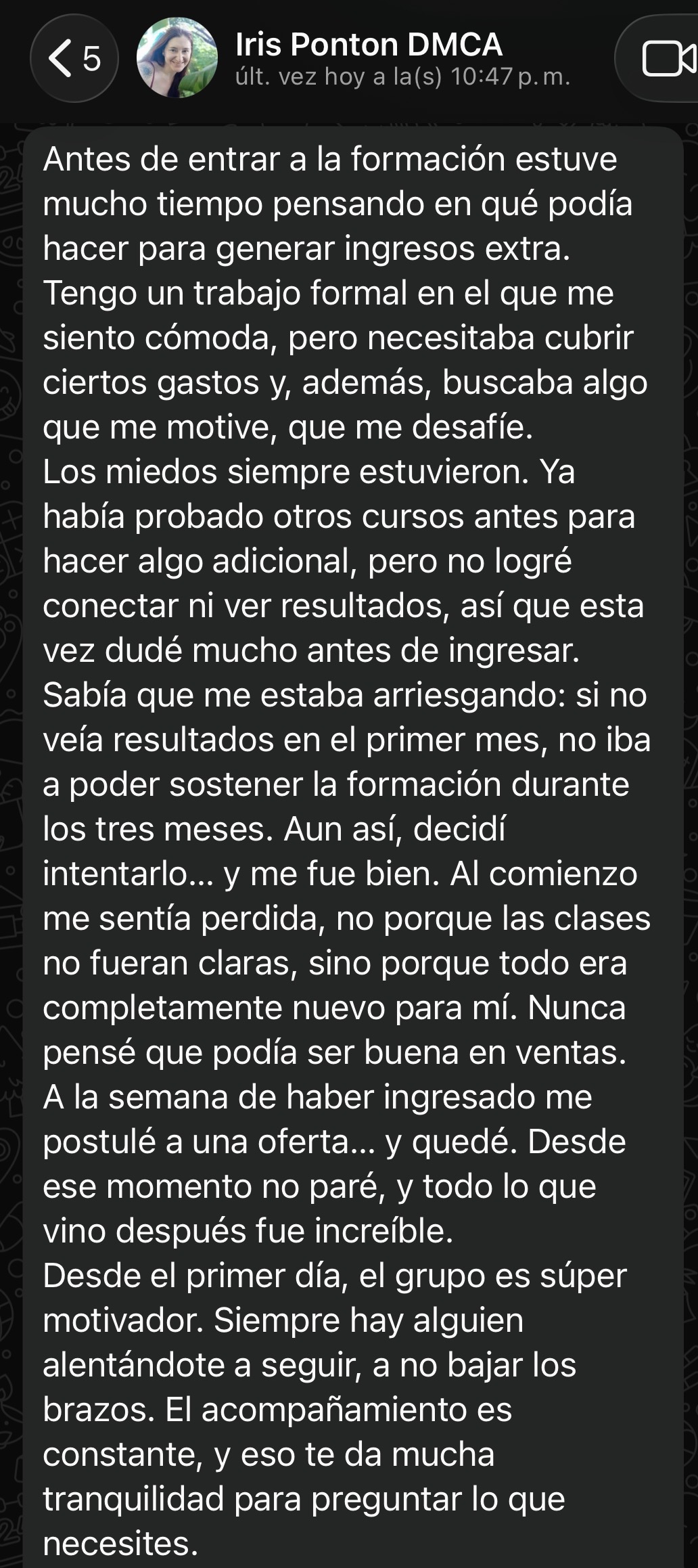 Testimonio 17